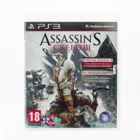 Assassin's Creed III - Special Edition til Playstation 3 (PS3) ny i plast!
