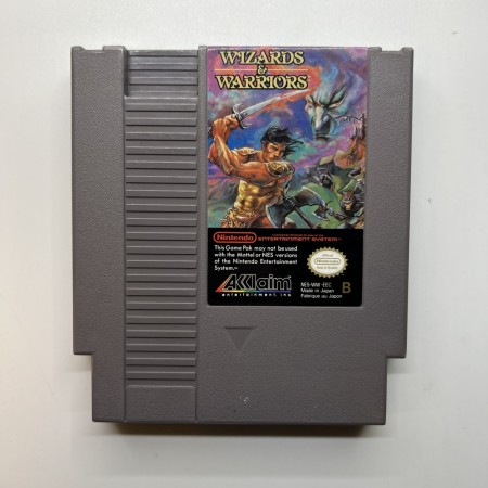 Wizards And Warriors Nintendo NES SCN 
