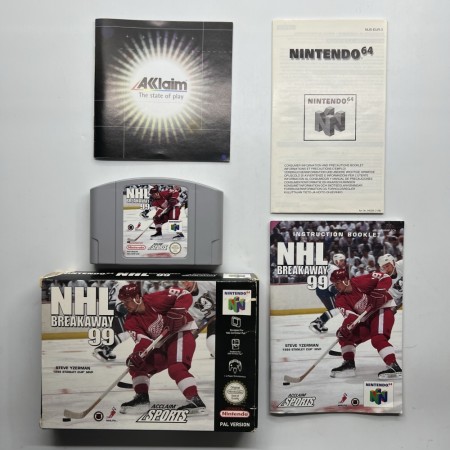 NHL Breakaway 99 i original eske til Nintendo 64